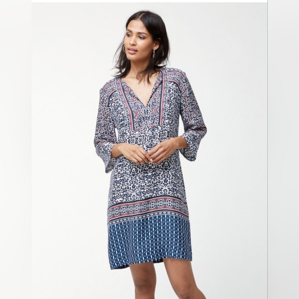 Tommy Bahama Kamari Damask Tunic Dress Size Small